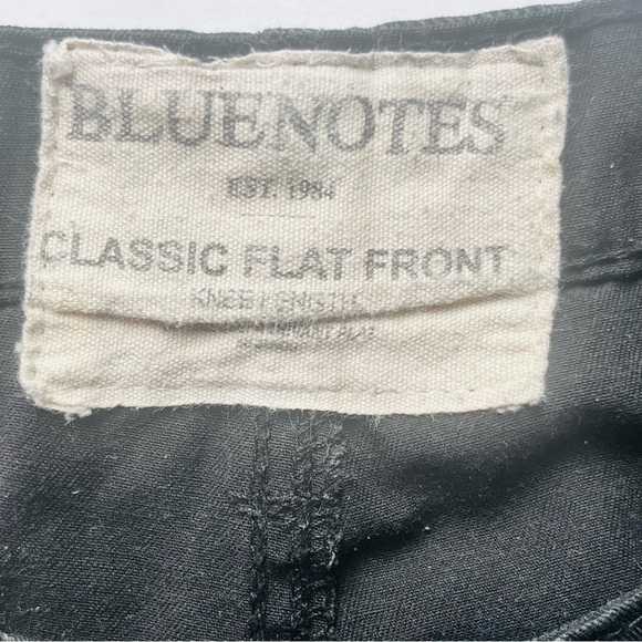 BLUENOTES shorts classic flat front  plaid knee length cargo waist 38" - Picture 5 of 11